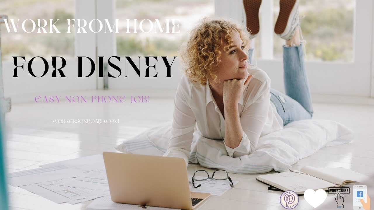 Work from home for Disney (Easy non-phone job)!