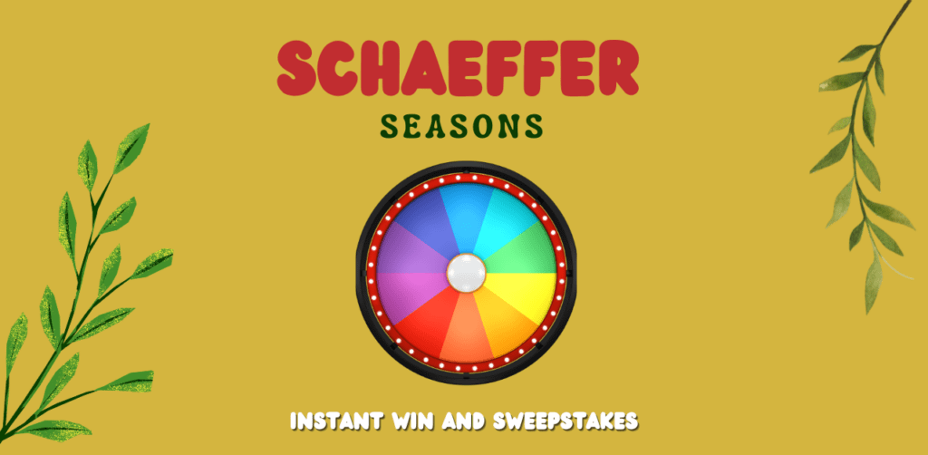 Schaeffer Season Instant Win and Sweeps