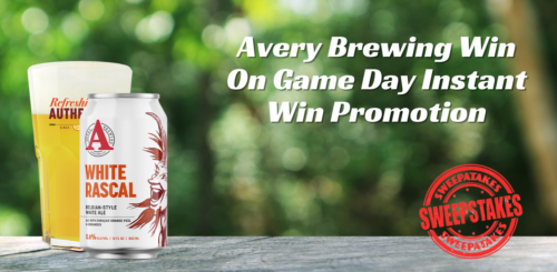 Avery Brewing Win on Game Day Instant Win